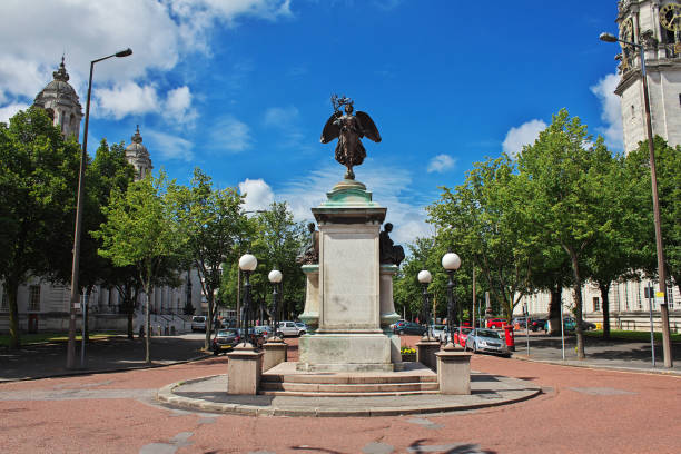 le monument de cardiff au pays de galles - encinitas photography editorial color image photos et images de collection