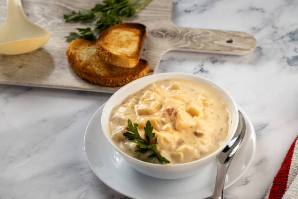 Cream soup with potato