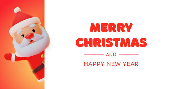 istock Cute Merry Christmas and Happy New Year greeting card 1809032302