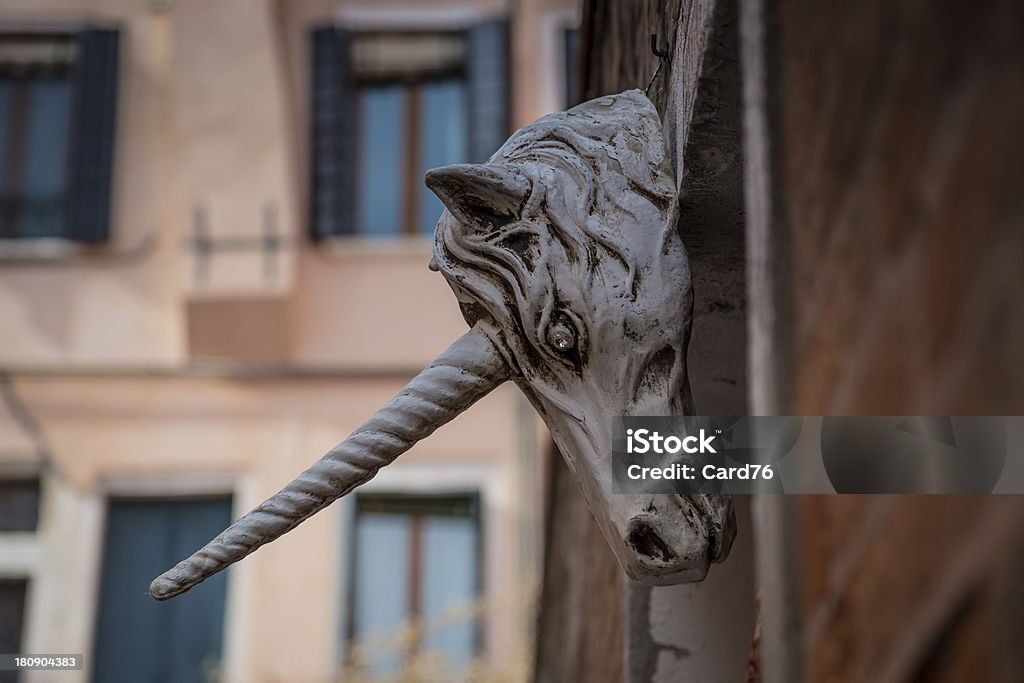 Unicornio escultura - Foto de stock de Estatua libre de derechos