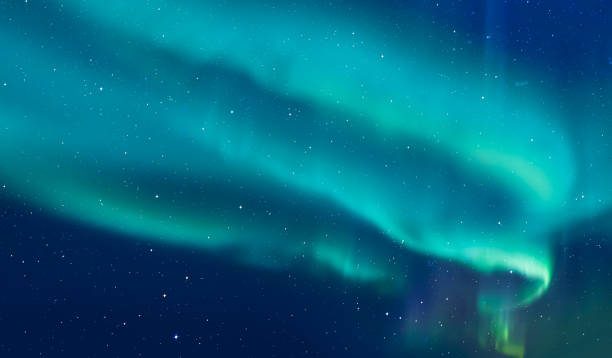 istock Northern lights (Aurora borealis) in the sky - Tromso, Norway 1809067398