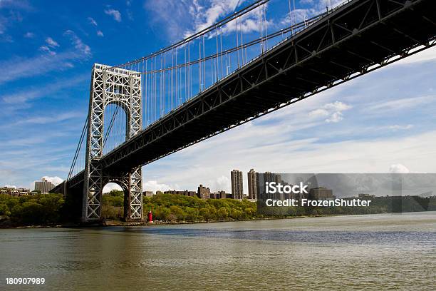 George Washington Bridge De Nueva Jersey Y La Ciudad De Nueva York Foto de stock y más banco de imágenes de 42nd Street - Manhattan