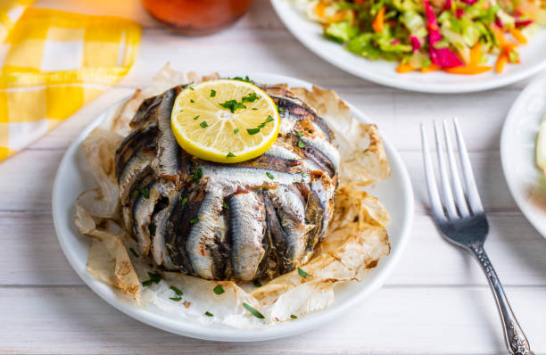 istock Anchovy pilaf (hamsi pilav), Turkish cuisine, Black Sea specialty (Turkish name; hamsili pilav) 1809089892