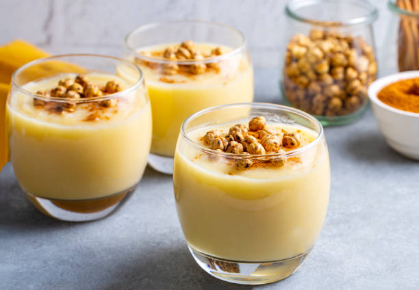 istock Traditional Turkish drink with roasted chickpea Boza or Bosa 1809097280