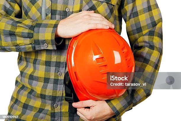 Construction Worker Stock Photo - Download Image Now - Adult, Adults Only, Blue