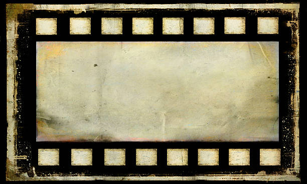 istock Old grunge film strip frame background 180913310
