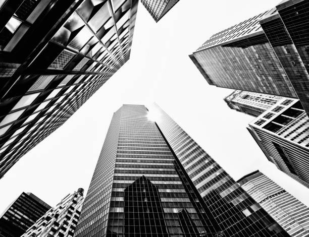 istock Skyscrapers from below in New York City 1809148937