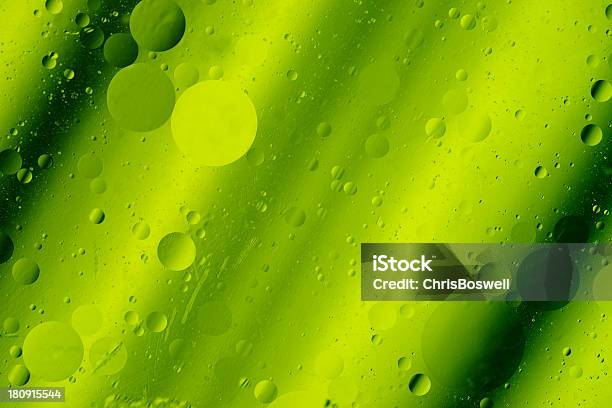 Lime Green Tones Abstract Hortizontal Design Background Rounds Stock Photo - Download Image Now
