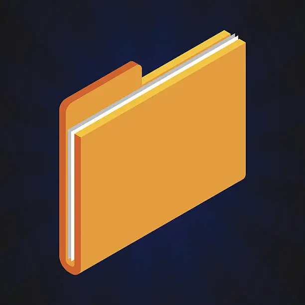 Vector illustration of File / Data Folder
