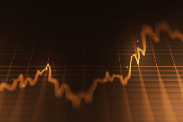 Growth gold stock investment diagram market financial business money graph chart on 3d trade exchange background of golden finance expensive economy profit currency concept wealth marketing strategy. diagrama de inversión de acciones de oro de crecimiento mercado gráfico de dinero de negocios financieros gráfico en 3d intercambio de comercio fondo de finanzas doradas economía costosa concepto de moneda de ganancias estrategia de marketing de riquez