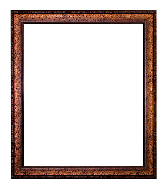starý dřevěný obrazový rám z bronzu - bronz slitina fotky - stock snímky, obrázky a fotky