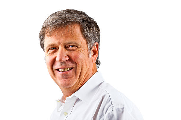 Studio portrait of a mature adult man