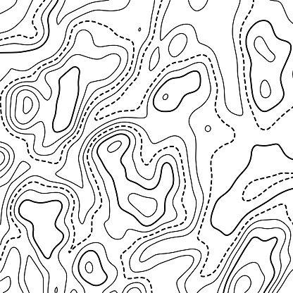 Topographic map background. Grid map. Abstract vector illustration. Background of the topographic map.