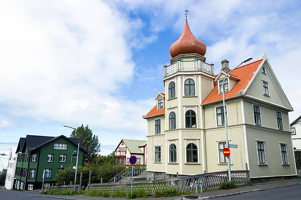istock Buildings in Reykjavik 180926773