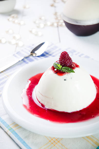 istock Panna cotta a traditional italian dessert 180926937