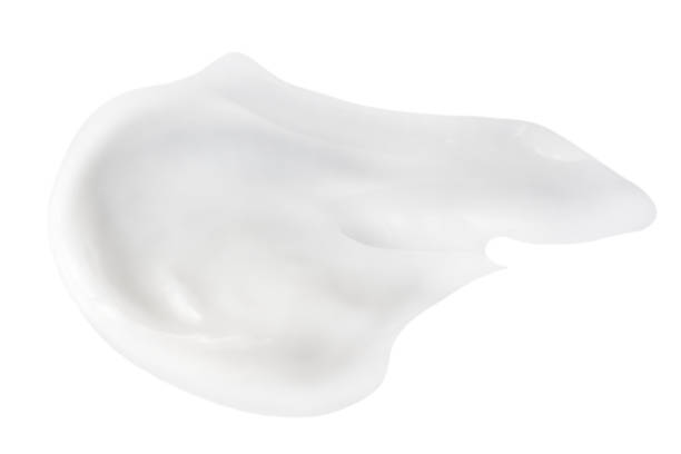 istock A smear of cream isolated on a white background. 1809269787