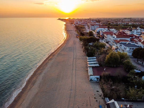 istock Sunset On The Beach In Nea Flogita 1809315577
