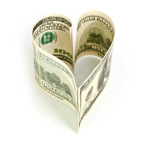 istock Dollar in form of heart 180931825