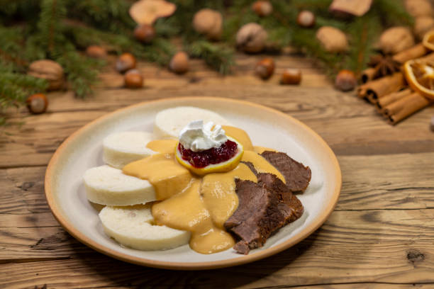 istock typical Czech meal called svickova at Christmas time 1809320846