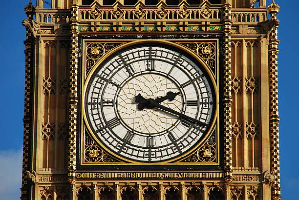 Close up of Big Ben, London, UK stock photo