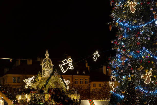 istock Old Town Square at Christmas time, Prague, Czech Republic 1809332591