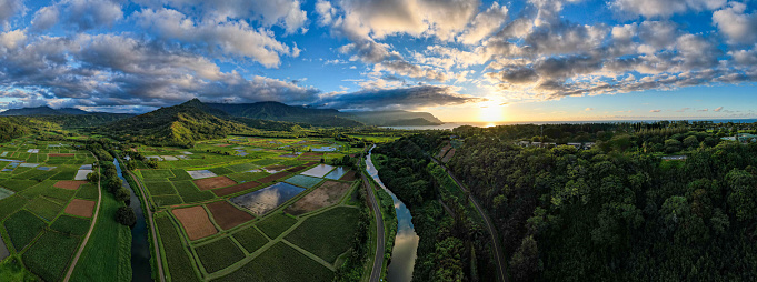 Panoramic Drone Images of Kauai