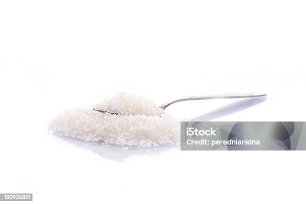 Granulated Sugar In A Spoon Stock Photo - Download Image Now - Beet, Bumpy, Close-up