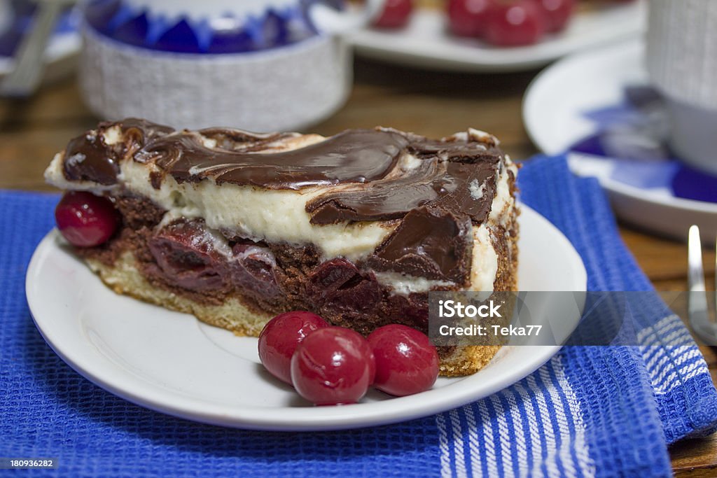 famous german donauwelle cake Cake Stock Photo