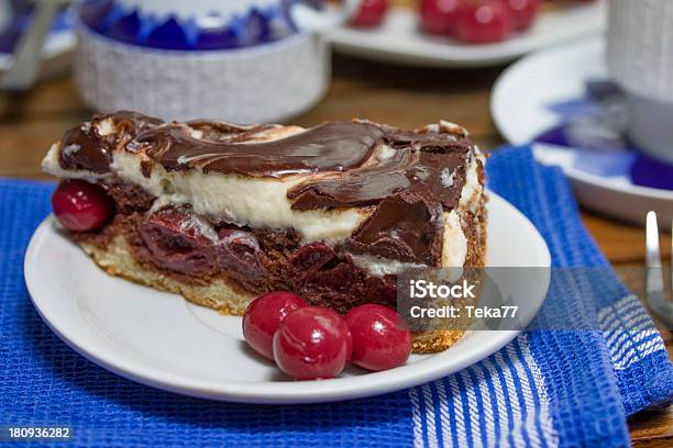 Famous German Donauwelle Cake Stock Photo - Download Image Now - Cake, Candy, Cream - Dairy Product