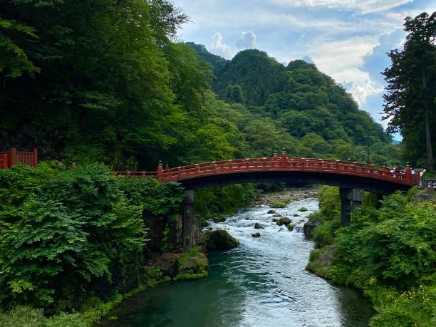 istock Japan - Nikko - Shinkyo bridge ( red bridge ) 1809366238