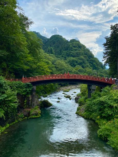 istock Japan - Nikko - Shinkyo bridge ( red bridge ) 1809366244