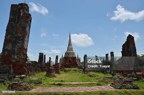 Wat Phra Sri Sanphet A Ayutthaya In Tailandia Parco Storico - Fotografie stock e altre immagini di Architettura