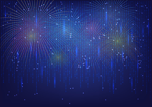 Firework Digital Code 2 Stock Illustration - Download Image Now - Data ...