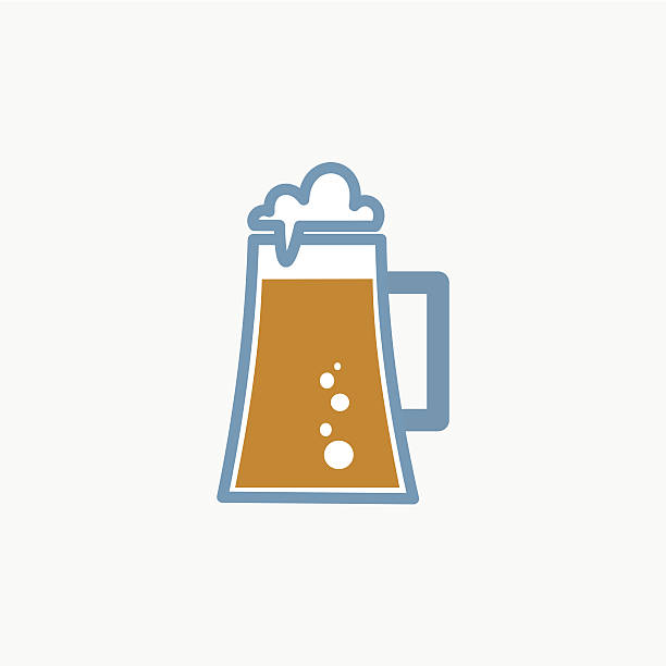 Beer Icon Beer Icon kvass stock illustrations