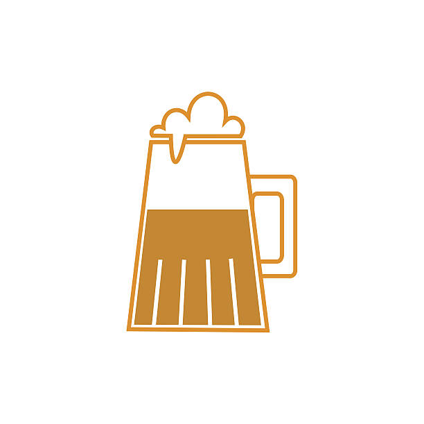 Beer Icon Beer Icon kvass stock illustrations