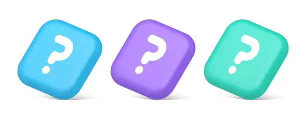 Selectable Question Mark Free fun round square question mark on clay forms drop down menu Vector ...
