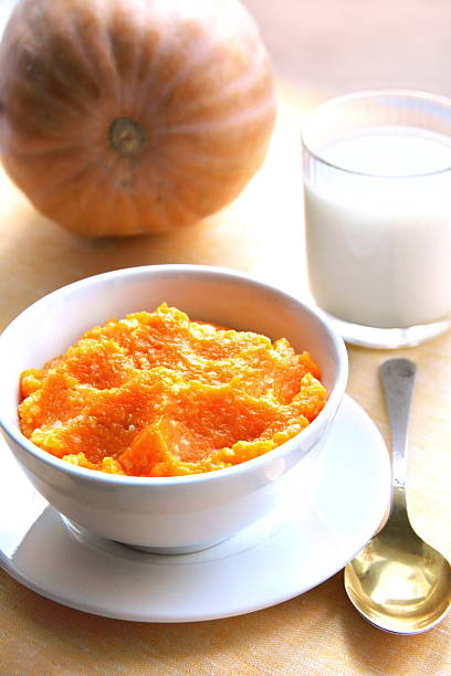 istock Pumpkin porridge with millet 180945507