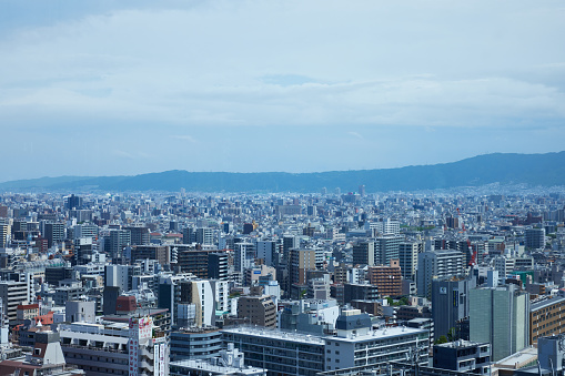 Osaka city overlook