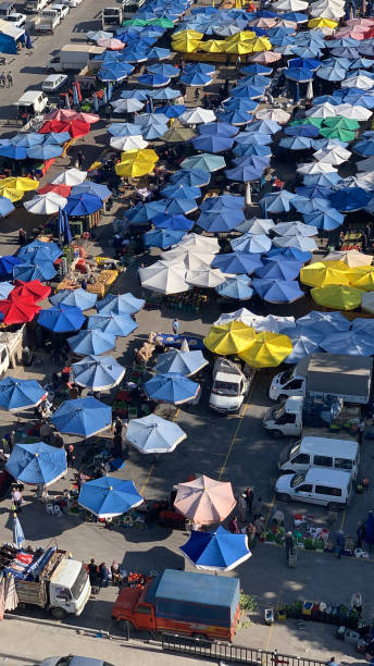 istock Market place tent 1809483411