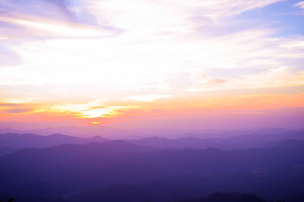 istock sunset on top of the mountain 1809487172