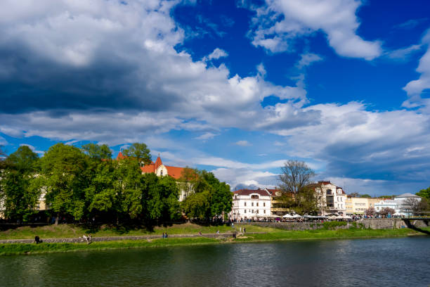 istock beautiful clouds over the river. embracing clouds 1809504604