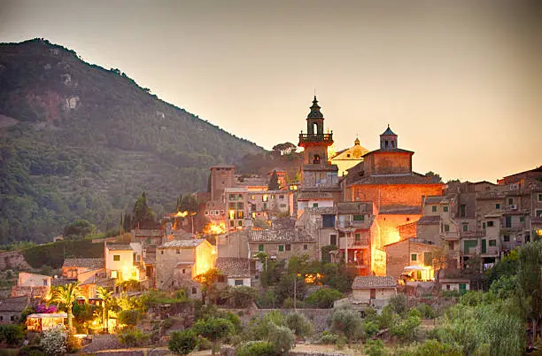 A landmark of the village Valldemossa, Mallorca, Spain.
