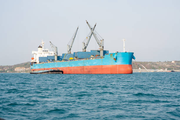 istock cargo ship in the ocean for export import goods from cargo yard port to customs ocean concept freight shipping by ship 1809553079
