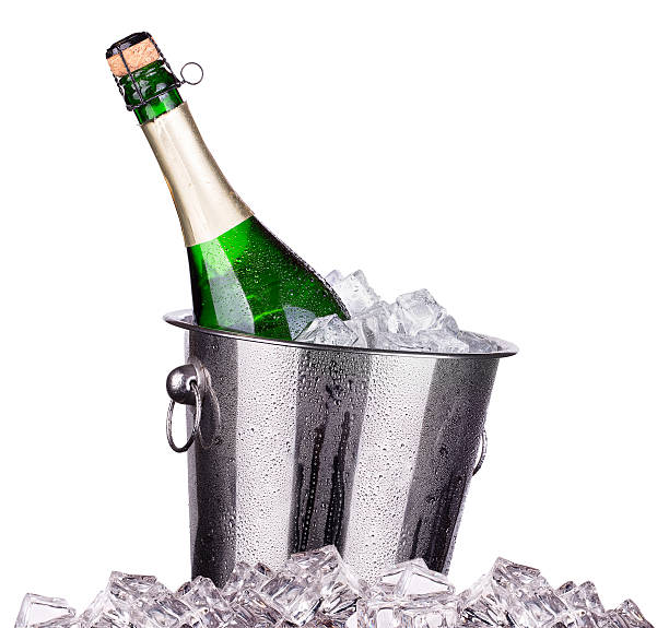 istock Champagne bottle in a bucket 180955911