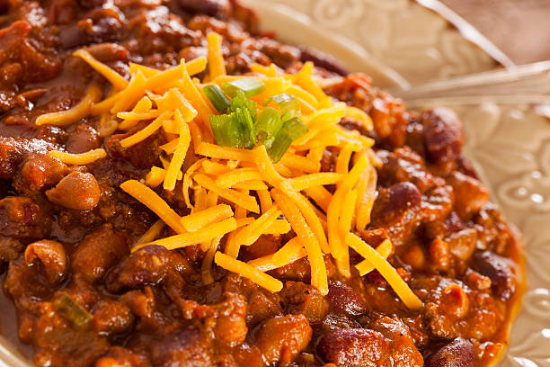 istock Spicy Homemade Chili Con Carne Soup 180956465