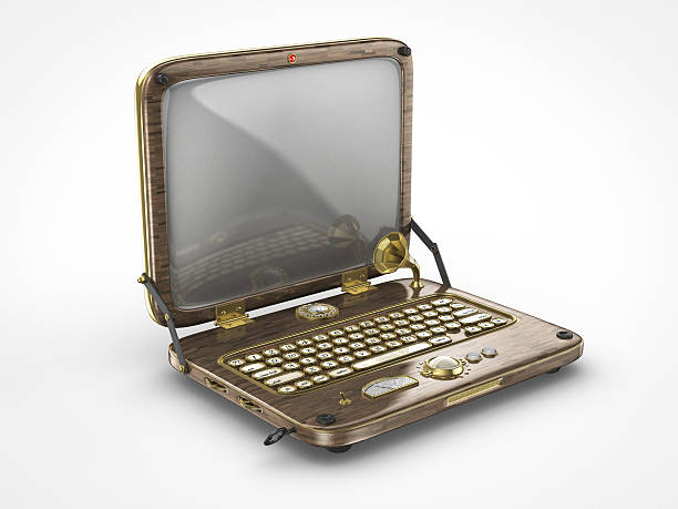 istock old vintage steam punk laptop computer 180956515
