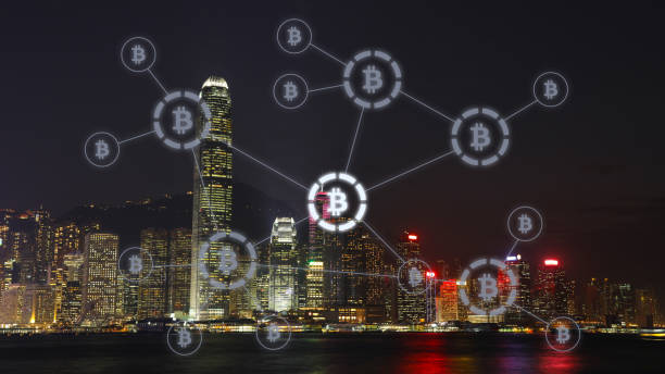 istock Bitcoin cryptocurrency blockchain mobile payment network finance technology fintech 1809569108