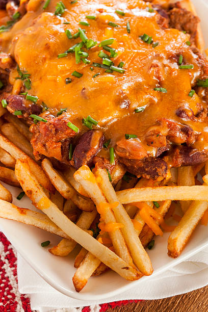 istock Unhealthy Messy Chili Cheese Fries 180957191