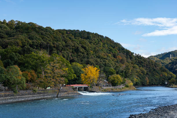 istock Beautiful view of river in Autumn. 1809573752