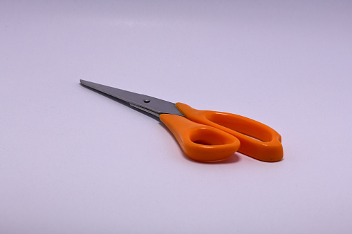 Pair of scissors - product photography.